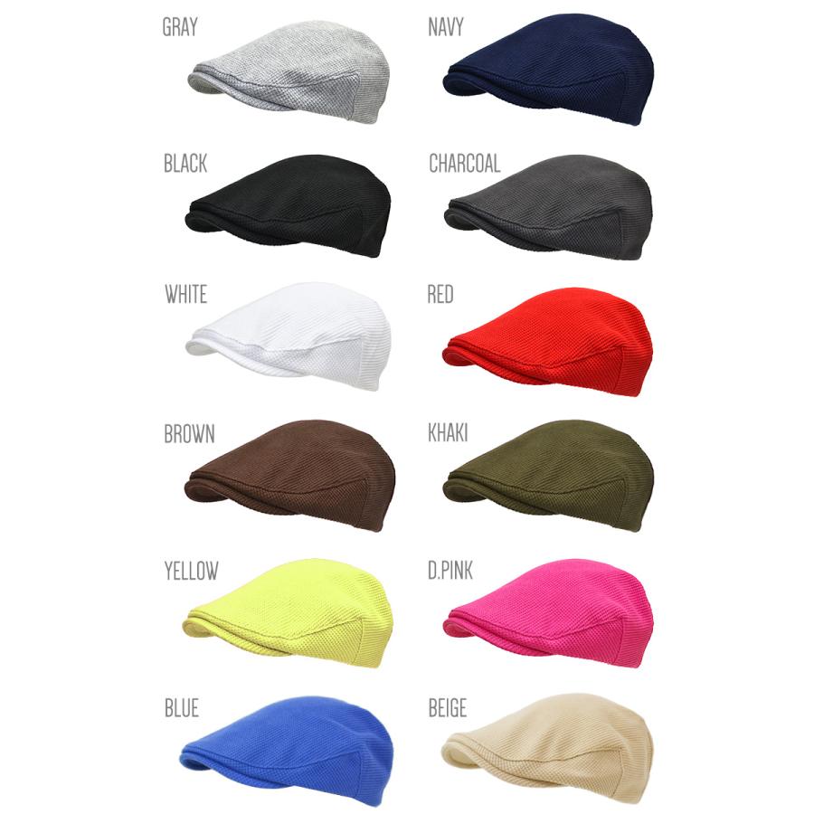 ハンチング メンズ   帽子  ワッフル コットン バックリブ 伸縮ゴム オールシーズン 春夏 秋冬 大人  メール便のみ 送料無料　敬老の日 |  | 01