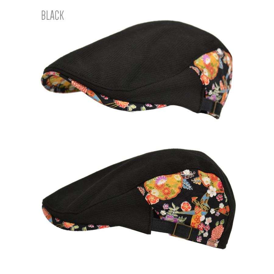 ハンチング メンズ   帽子 和柄 ヘリンボーン オリジナル 紳士 ギフト 父の日 |  | 01