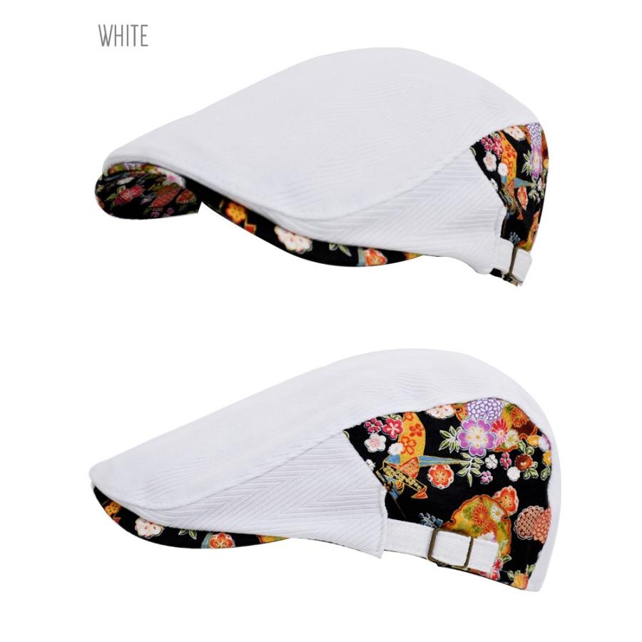 ハンチング メンズ   帽子 和柄 ヘリンボーン オリジナル 紳士 ギフト 父の日 |  | 02