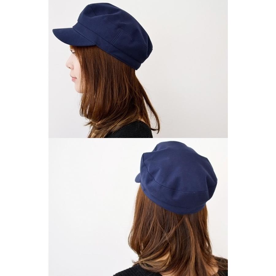 キャスケット   帽子 マリンキャスケット スウェット コットン  綿 レディース 春夏秋 シンプル  メール便×1 |  | 03