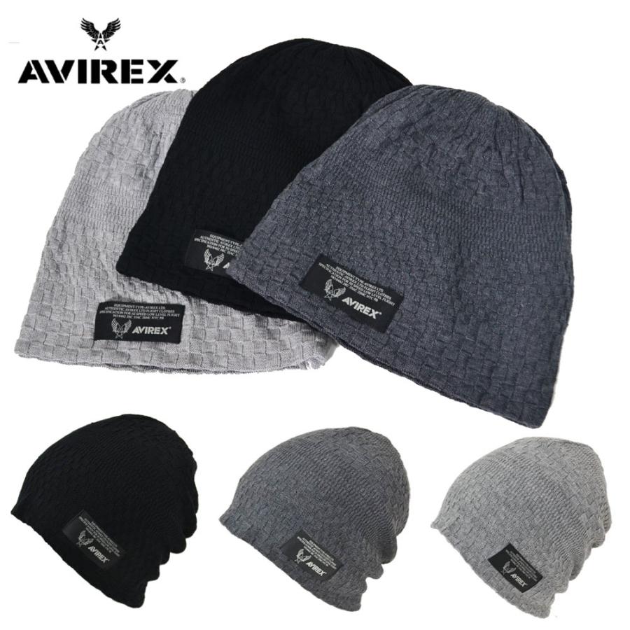 AVIREX ニットジャガード編み メンズニット  帽子 アビレックス ニットワッチ デザイン編み ニット アヴィレックス DM×2  秋冬春 | AVIREX | 01