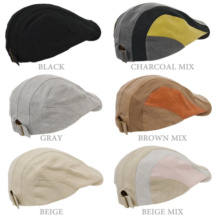 ハンチング メンズ 【 メール便のみ送料無料 】 バックベルト　帽子  コットン 無地＆マルチ 全6色  レディース 春夏 秋冬 大人191001 |  | 03