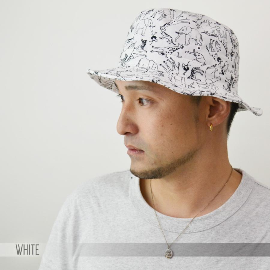 サファリハット【メール便のみ 送料無料 】 帽子 アニマル柄　コットン バケットハット ハット 無地 アドベンチャーハット ウォッシュ ジャングルハット |  | 02