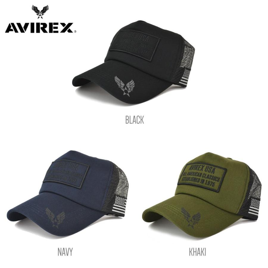 帽子 メッシュキャップ キャップ アビレックス AVIREX CAP  CLASSICS 刺繍 スナップバック メンズ UVカット  アメリカン  14571800 | AVIREX | 01
