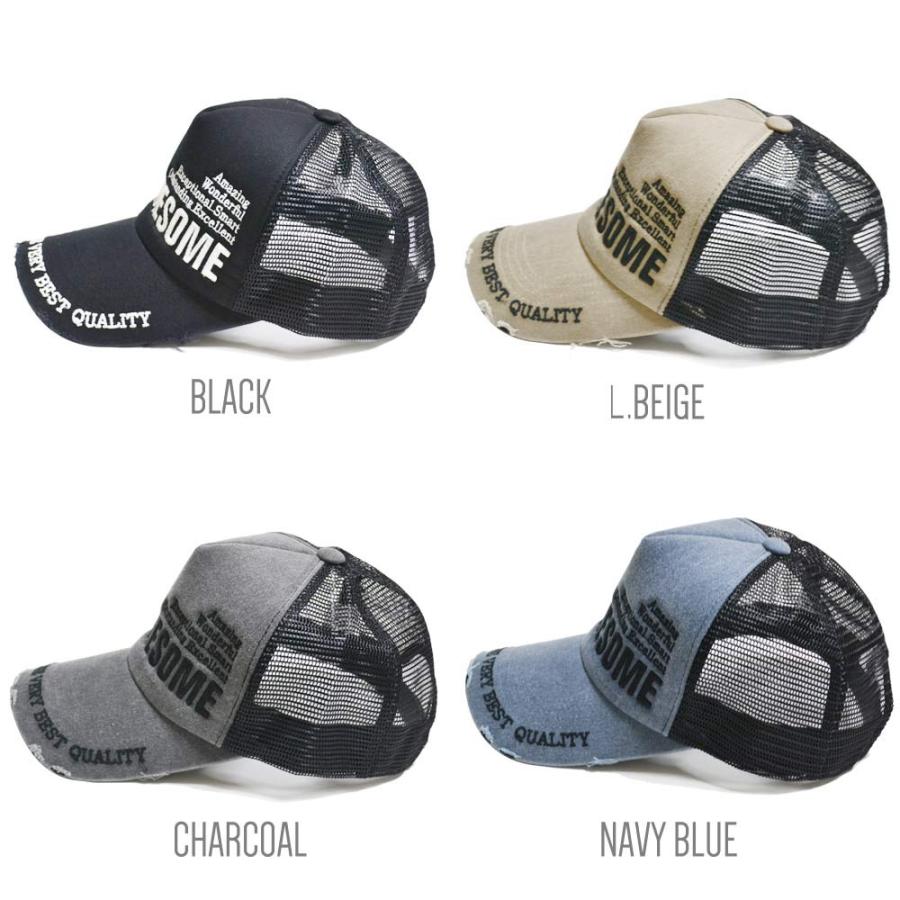 帽子 メッシュキャップ メンズ【 送料無料 】AWESOME スナップバック