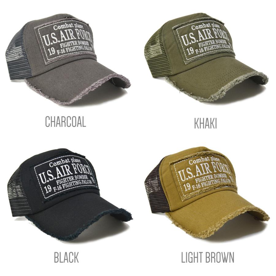 帽子 メッシュキャップ メンズ【 送料無料 】U.S.AIR FORCE　スナップバック   春夏 オールシーズン フリーサイズ |  | 01