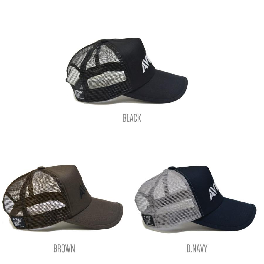 帽子 メッシュキャップ キャップ アビレックス  AVIREX 14874500 ロゴ刺繍 メンズ UVカット 紫外線対策 アメリカン　 | AVIREX | 04