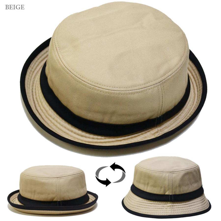 ポークパイハット   帽子 ツイル生地　コットン バケットハット 無地　アウトドア　キャンプ メンズ UVカット 紫外線 対策 春夏 秋冬 |  | 04