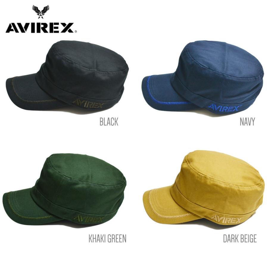 AVIREX CAP 帽子 ワークキャップ キャップ アビレックス  刺繍  バックベルト  メンズ 14916800.  57-59 | AVIREX | 02