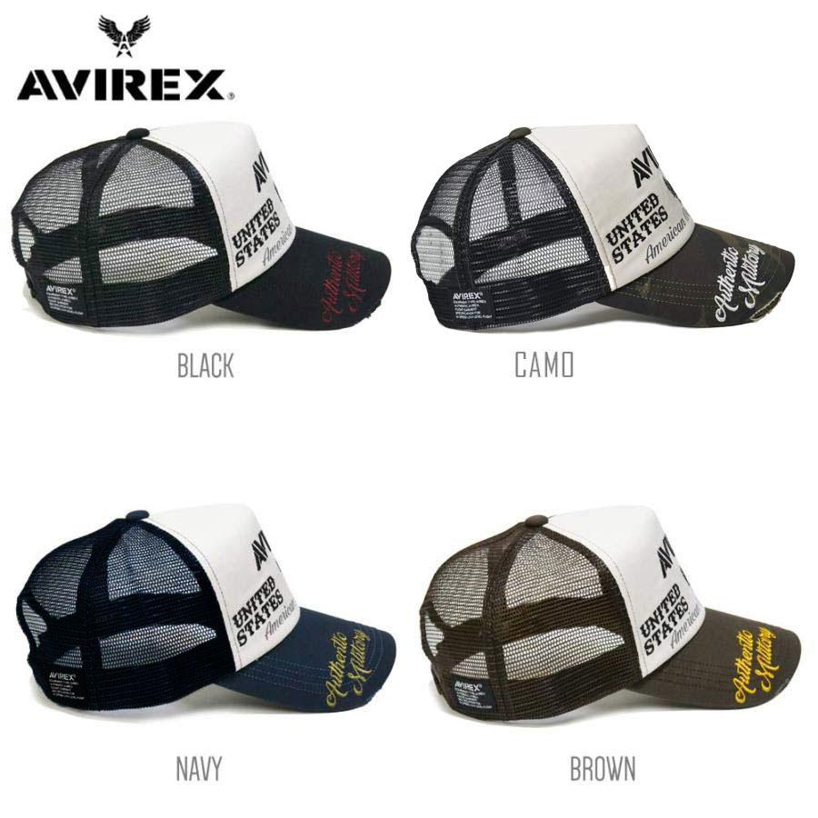 帽子 ダメージメッシュキャップ キャップ アビレックス  AVIREX  United States  17093800 ロゴ刺繍 メンズ UVカット 紫外線対策 アメリカン　 | AVIREX | 03