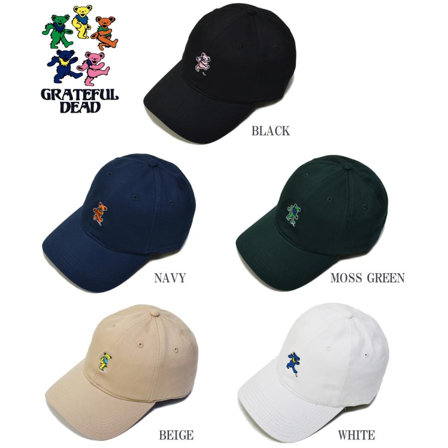 CAP 帽子【 Grateful Dead】 キャップ グレイトフル・デッド   ダンシングベア  　ロゴ刺繍 メンズ レディース UVカット 紫外線対策 アメリカン　 | Grateful Dead | 08