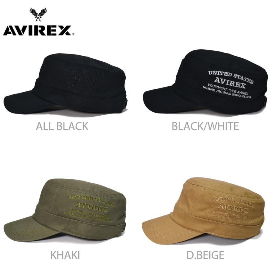 AVIREX CAP 帽子 ワークキャップ （メール便選択で送料無料） アビレックス  刺繍  バックベルト  メンズ 　80538000 | AVIREX | 02
