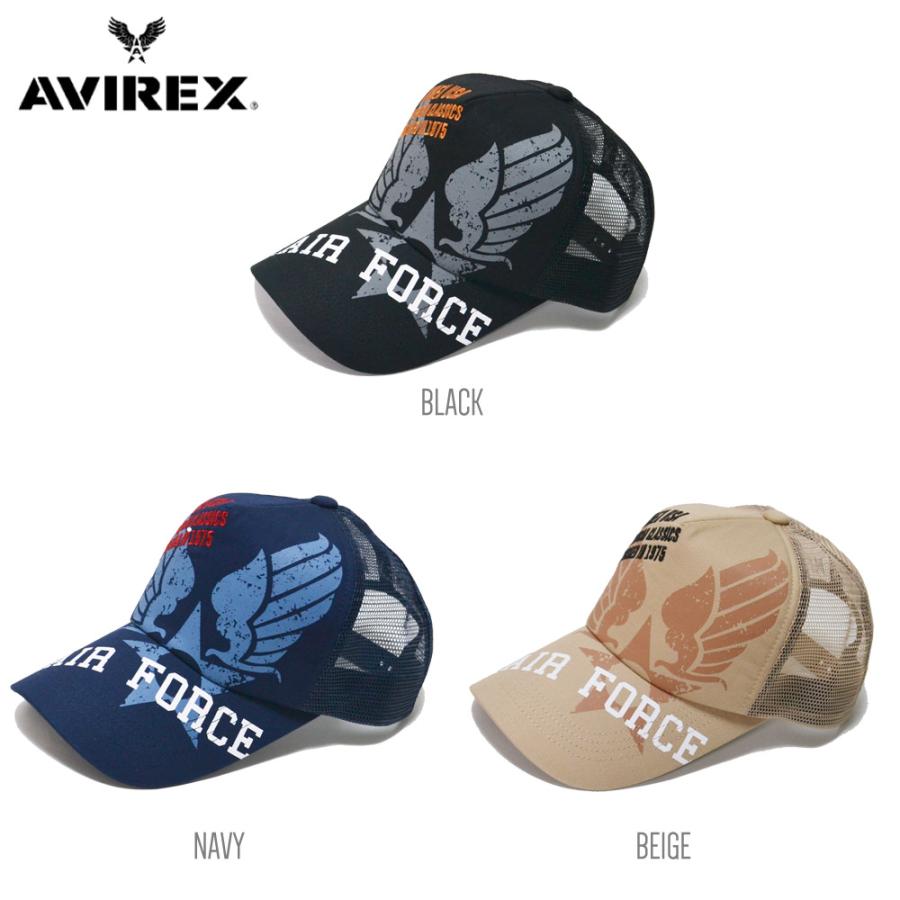 帽子 メッシュキャップ キャップ アビレックス AVIREX CAP ビッグウイング バックベルト  メンズ UVカット 紫外線対策 アメリカン　81412900 | AVIREX | 01