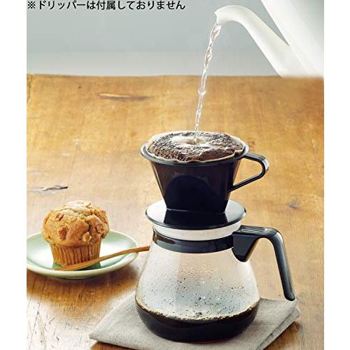 iwaki(イワキ) 耐熱ガラス コーヒー ドリップポット レンジ ブラック 1L コーヒー1000 KT7966-BK2｜bloomgate｜04