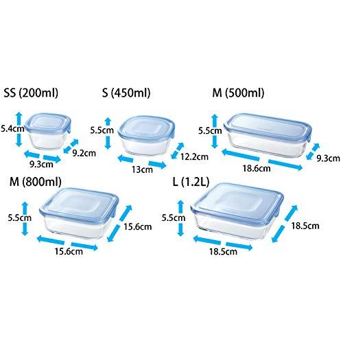 iwaki イワキ 耐熱ガラス 保存容器 バターケース アクアブルー iwaki イワキ 耐熱ガラス 保存容器 バターケース アクアブルー