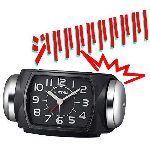 リズム 目覚まし時計 大音量 ベル音 アラーム バックライト付き 連続秒針 8RA647SR02 |  | 04
