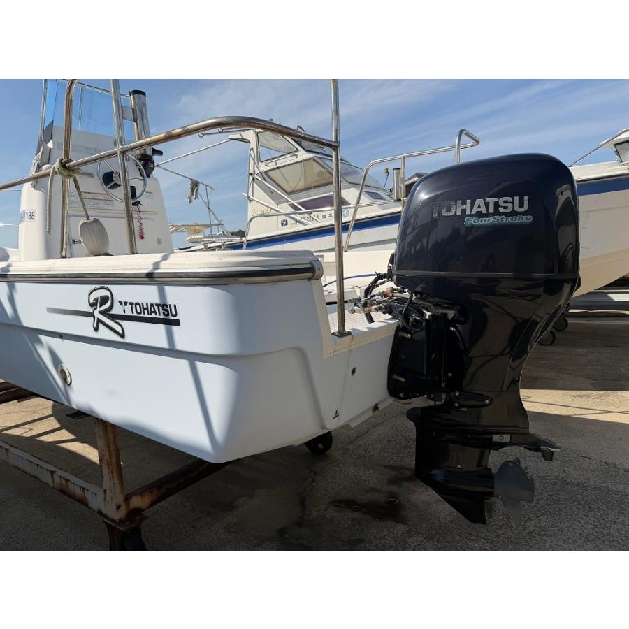 熊本発☆《中古艇》トーハツTOHATSU TFW25R 25フィート 8人乗 トーハツ90馬力エンジン搭載《HONDA・OEMエンジン》の画像