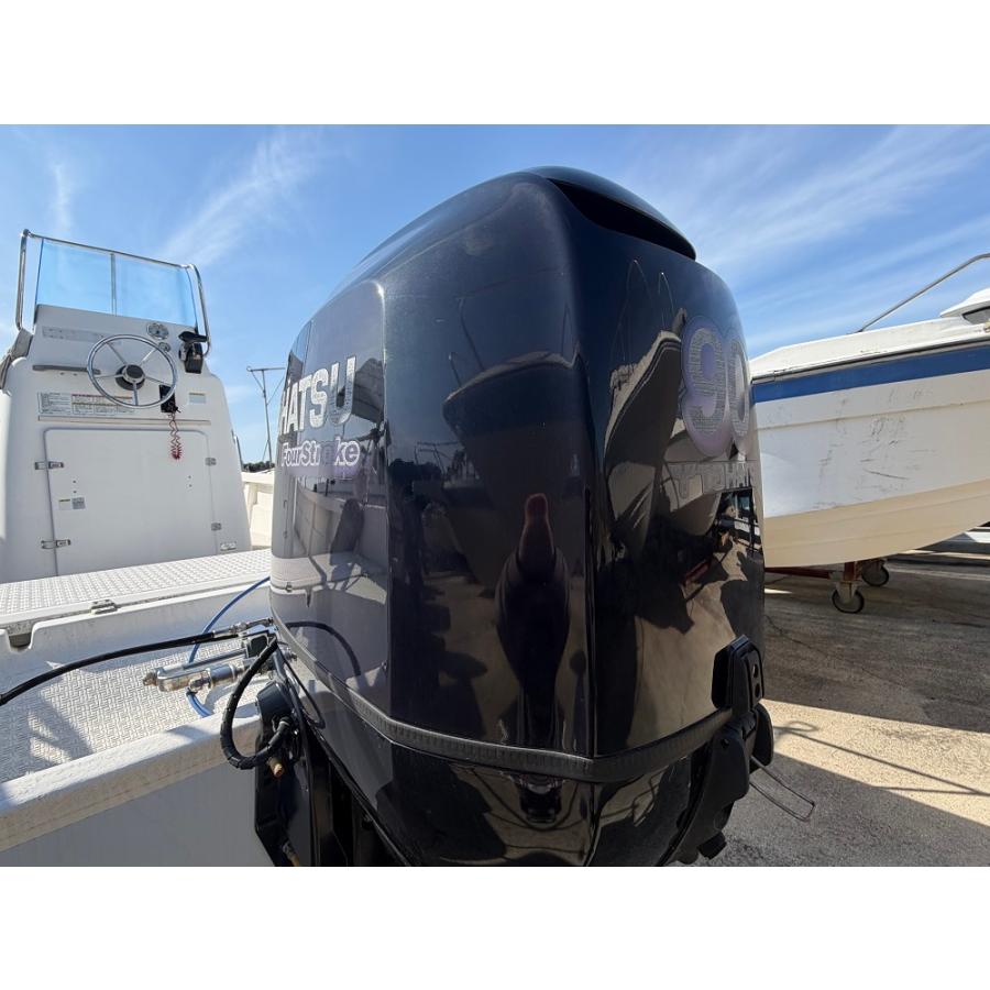 熊本発☆《中古艇》トーハツTOHATSU TFW25R 25フィート 8人乗 トーハツ90馬力エンジン搭載《HONDA・OEMエンジン》の画像