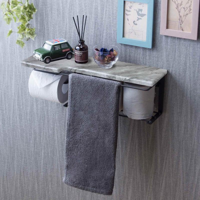 トイレットペーパーホルダー（ストックタイプ）大理石柄　SIN-31STN |  | 01