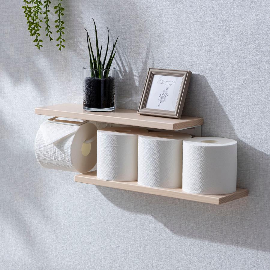 トイレットペーパーホルダー（ストックタイプ）棚板　SIN-61 |  | 09