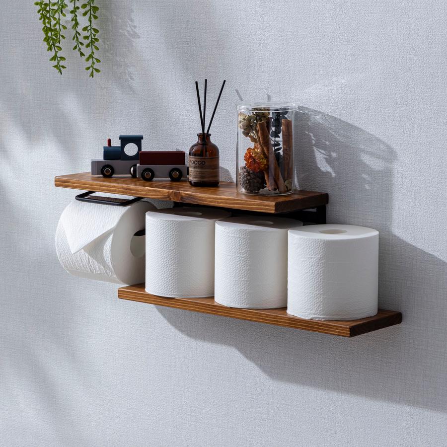 トイレットペーパーホルダー（ストックタイプ）棚板　SIN-61 |  | 06