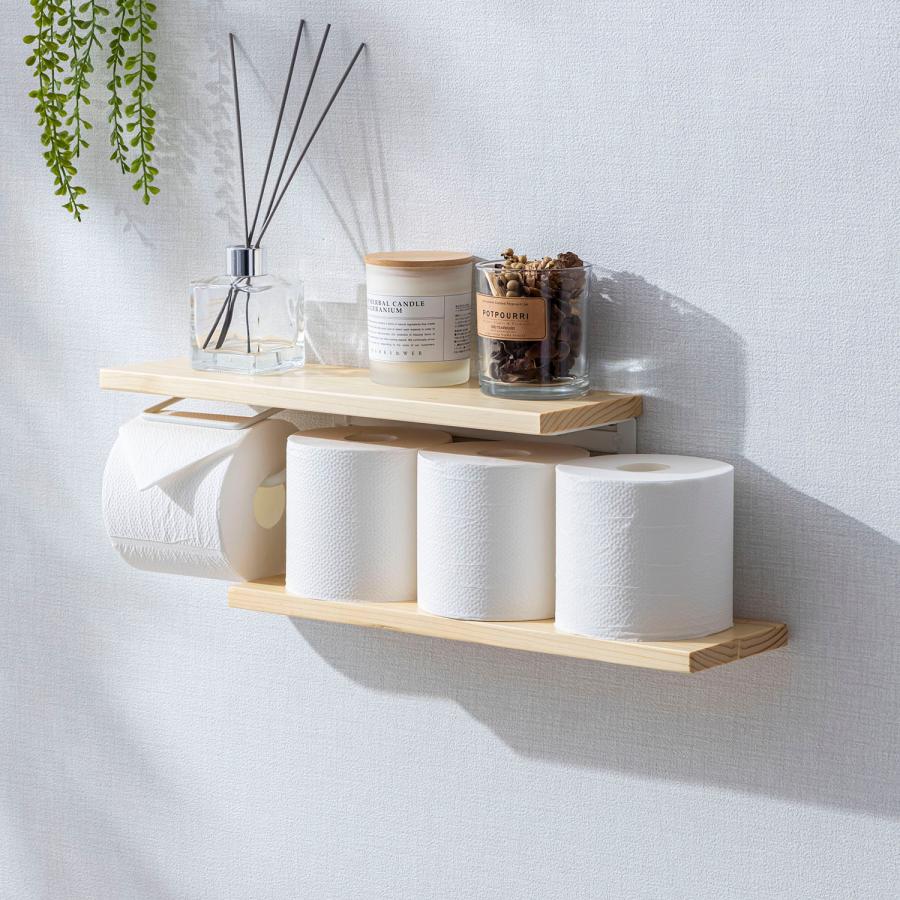 トイレットペーパーホルダー（ストックタイプ）棚板　SIN-61 |  | 07