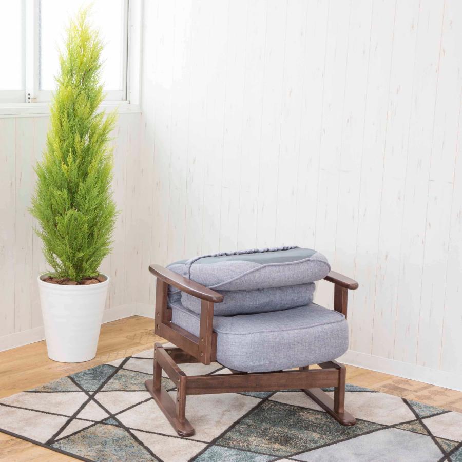 折りたたみ式 木肘回転高座椅子 SP-823 : ブルームインテリア - 通販