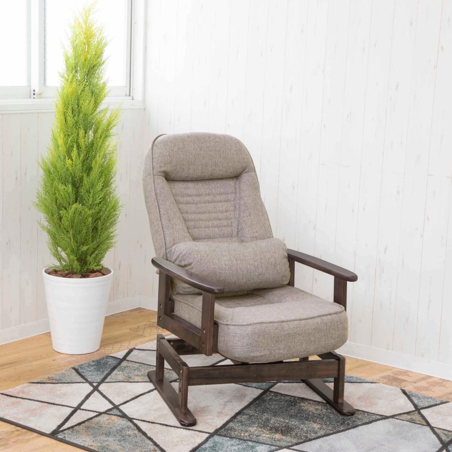 折りたたみ式 木肘回転高座椅子 SP-823 : ブルームインテリア - 通販