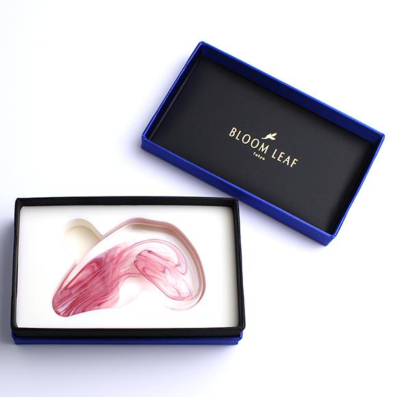 かっさ フェイスケア ボディーケア マッサージ ガラス 誕生日 プレゼント カッサ 「Butterfly」−オペラモーヴ−　江戸硝子 かっさプレート |  | 02