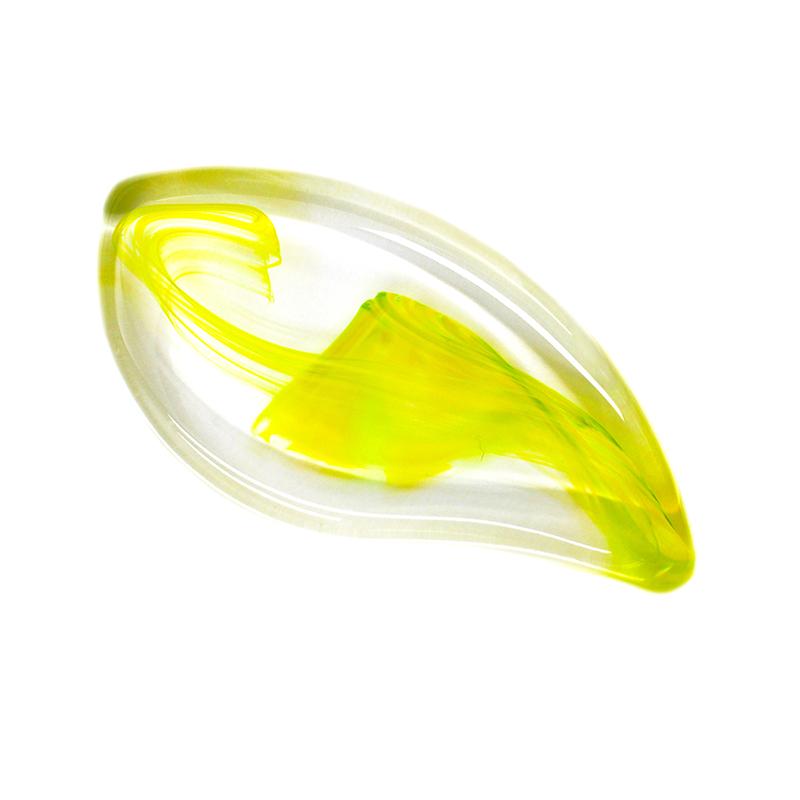 かっさ フェイスケア ボディーケア マッサージ ガラス 誕生日 プレゼント カッサ 「Leaf」　江戸硝子 かっさプレート |  | 01