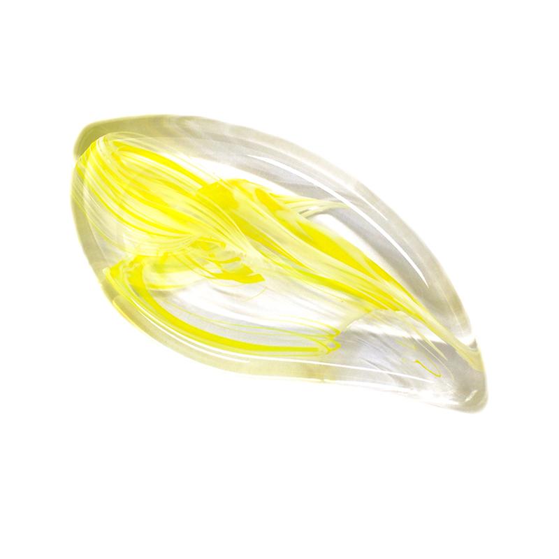 かっさ フェイスケア ボディーケア マッサージ ガラス 誕生日 プレゼント カッサ 「Leaf」　江戸硝子 かっさプレート |  | 02