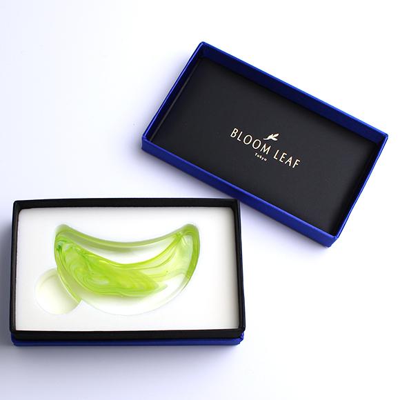 かっさ フェイスケア ボディーケア マッサージ ガラス 誕生日 プレゼント カッサ 「Moon」−エルブ−　江戸硝子かっさプレート |  | 02