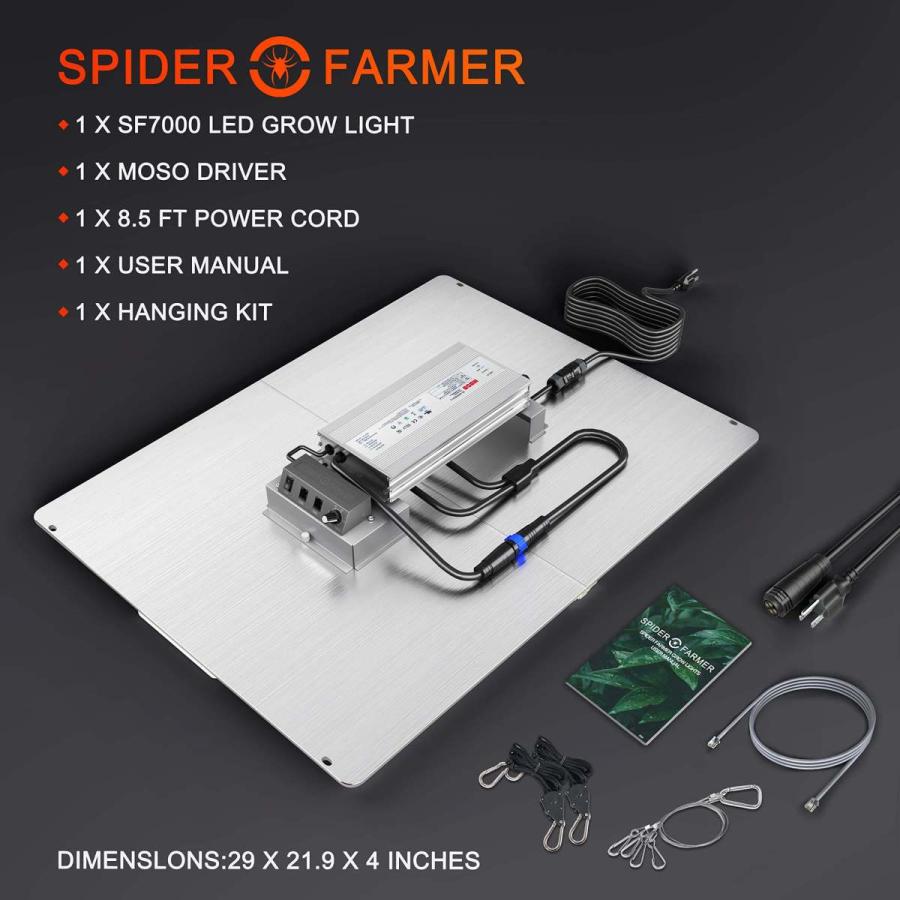 SPIDER FARMER SF7000 植物育成LEDライト : BLOOMSTORE - 通販 - Yahoo