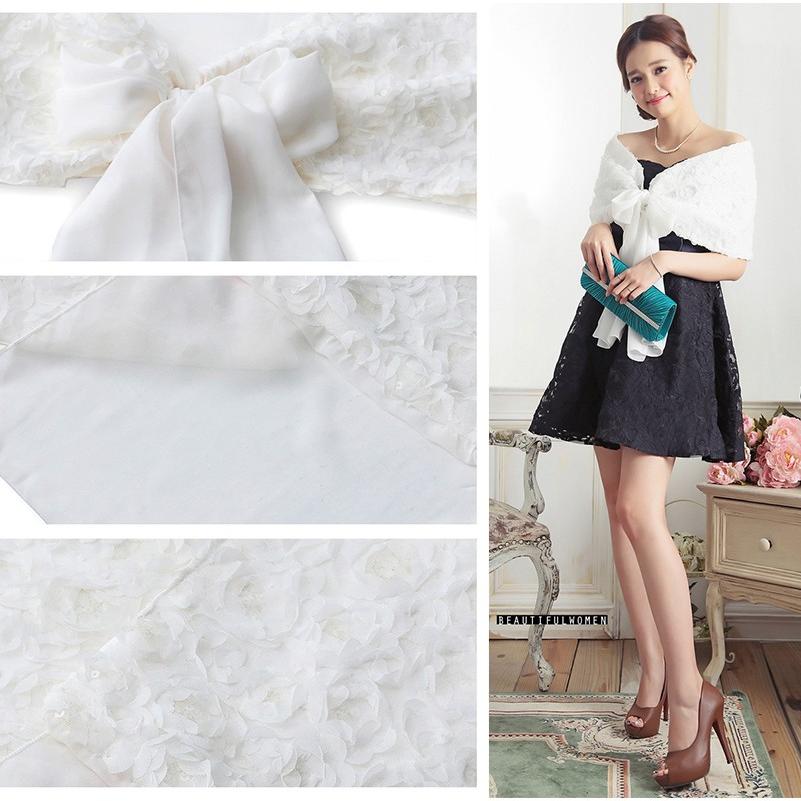 ボレロ ストール 大判 ショール 羽織物 お呼ばれボレロ 結婚式 即納 レディース 二次会 フォーマル 上品 大人可愛い 春 夏 秋 冬 Ac 0009 Bloommy 通販 Yahoo ショッピング