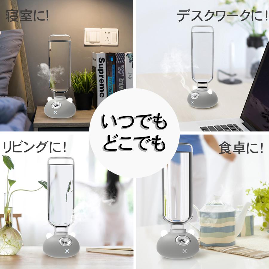 blue idee 加湿器 卓上 usb オフィス おしゃれ 給水芯なし 掃除 USB
