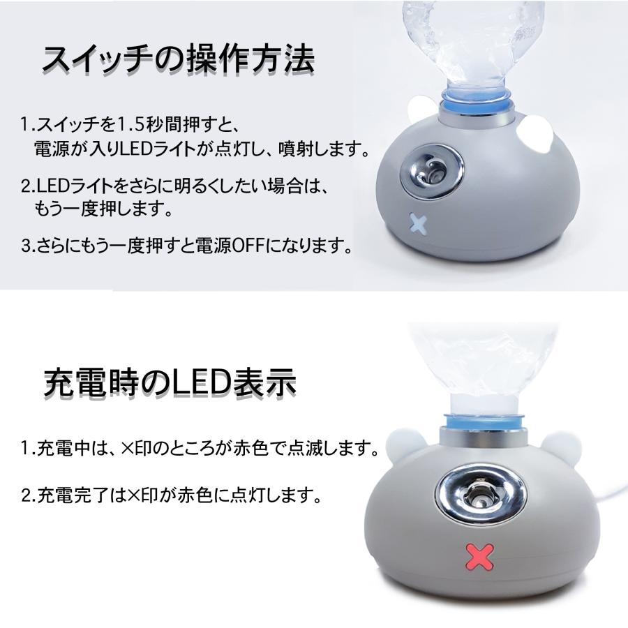 blue idee 加湿器 卓上 usb オフィス おしゃれ 給水芯なし 掃除 USB