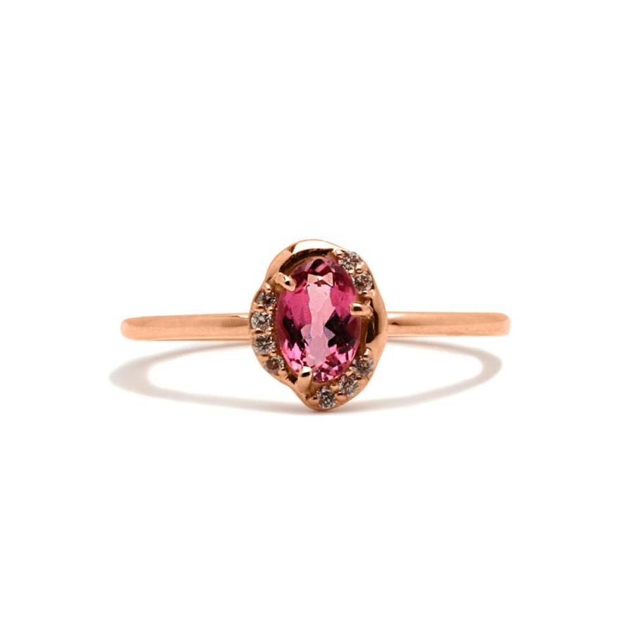 予約受付中】 ピンクゴールド ESTELLE ピンキーリング３号- K10 ピンク