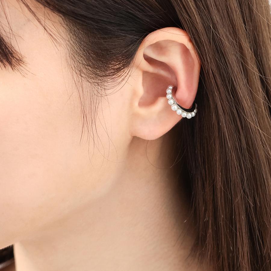 イヤーカフ レディース ステンレス パール 片耳用 BLOOM ブルーム 20代