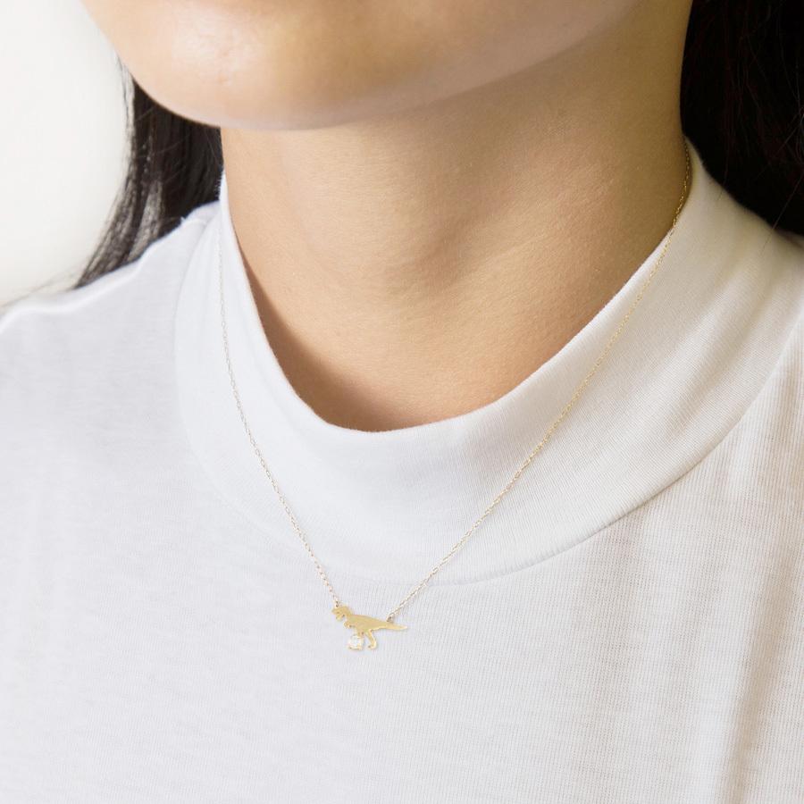 BLOOM ブルーム ネックレス レディース 10金 K10 ティラノサウルス