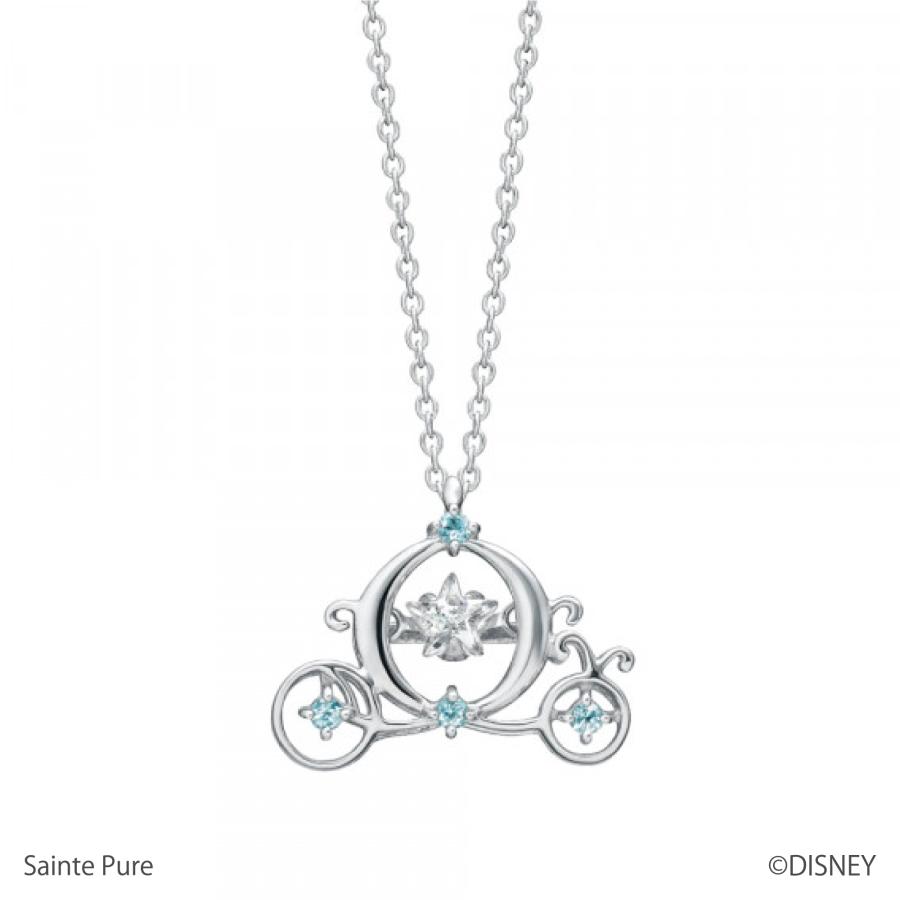 ネックレス レディース シルバー ロジウムメッキ クォーツ ディズニー シンデレラ ダンシングストーン ブルーム プレゼント ご褒美 普段使い Bloom Online Store 通販 Paypayモール