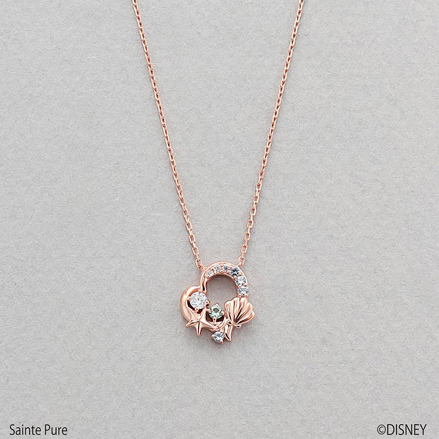 ネックレス レディース シルバー ディズニー Disney リトル マーメイド キュービックジルコニア Bloom ブルーム プレゼント ご褒美 Bloom Online Store 通販 Paypayモール