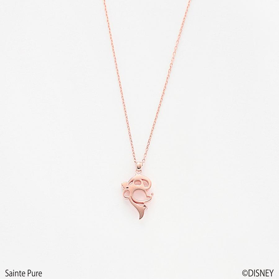 ネックレス ペア レディース シルバー ピンクゴールドメッキ キュービックジルコニア ディズニー Disney Bloom プレゼント ギフト ご褒美 Bloom Online Store 通販 Paypayモール