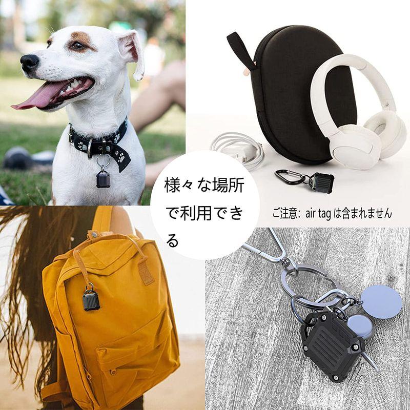 ttioeo AirTag ケース アップル エアタグ用 優しい素材TPU製 防水性 耐油性 耐摩耗性 難燃性 耐衝撃 Airtag キーホ :20230123045323-00065:BloomShop 通販 airtag ケース アップル エアタグ用 airtag キーホルダー IP67防水 防水性 耐油性 耐摩耗性 難燃性 耐衝撃 ペットロープ スマホ カバン キー 荷物 財布 バッグに掛ける (青-1個)