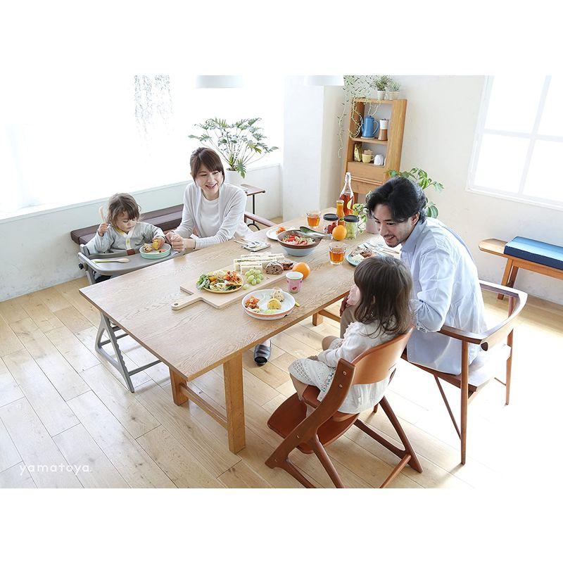 大和屋 マテルナ テーブル&ガード グレー 3515 安心・安全を考えたデザイナーズチェア 安心 安全を考えたデザイナーズチェア マテルナ テーブル&ガード グレー