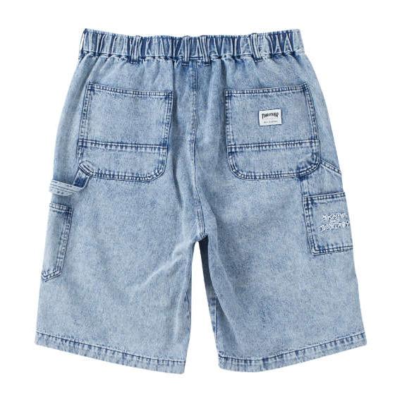 ハーフパンツ メンズ デニム 綿100％ 大きいサイズ ペインター