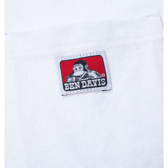 BEN DAVIS（ベンデイビス） tシャツ メンズ 長袖 大きいサイズ 白 