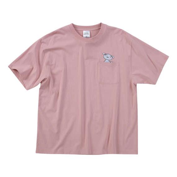 半袖tシャツ 綿100% 天竺 ポケット付クレヨンしんちゃん アニメ