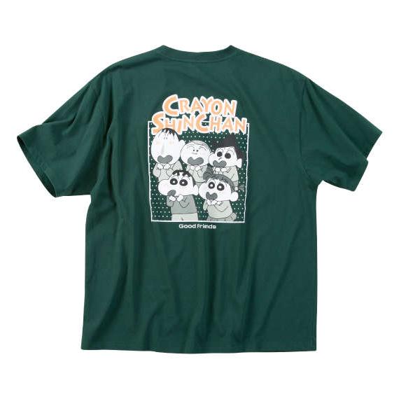 半袖tシャツ 綿100% 天竺 ポケット付クレヨンしんちゃん アニメ