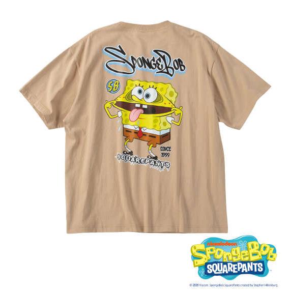 スポンジボブ Tシャツ メンズ 大きいサイズ 半袖 プリント 