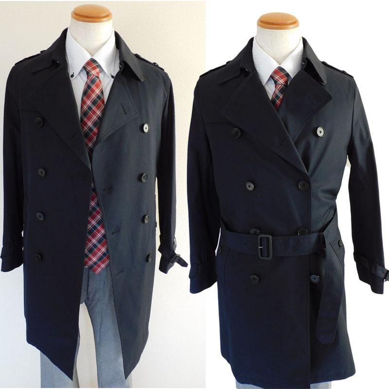 コート メンズ ビジネス 無地 ステンカラー トレンチコート 激安 ビジネスコート ライナー付 取り外し可能 M Am18 ワイシャツ ブルーム Bloom 通販 Yahoo ショッピング